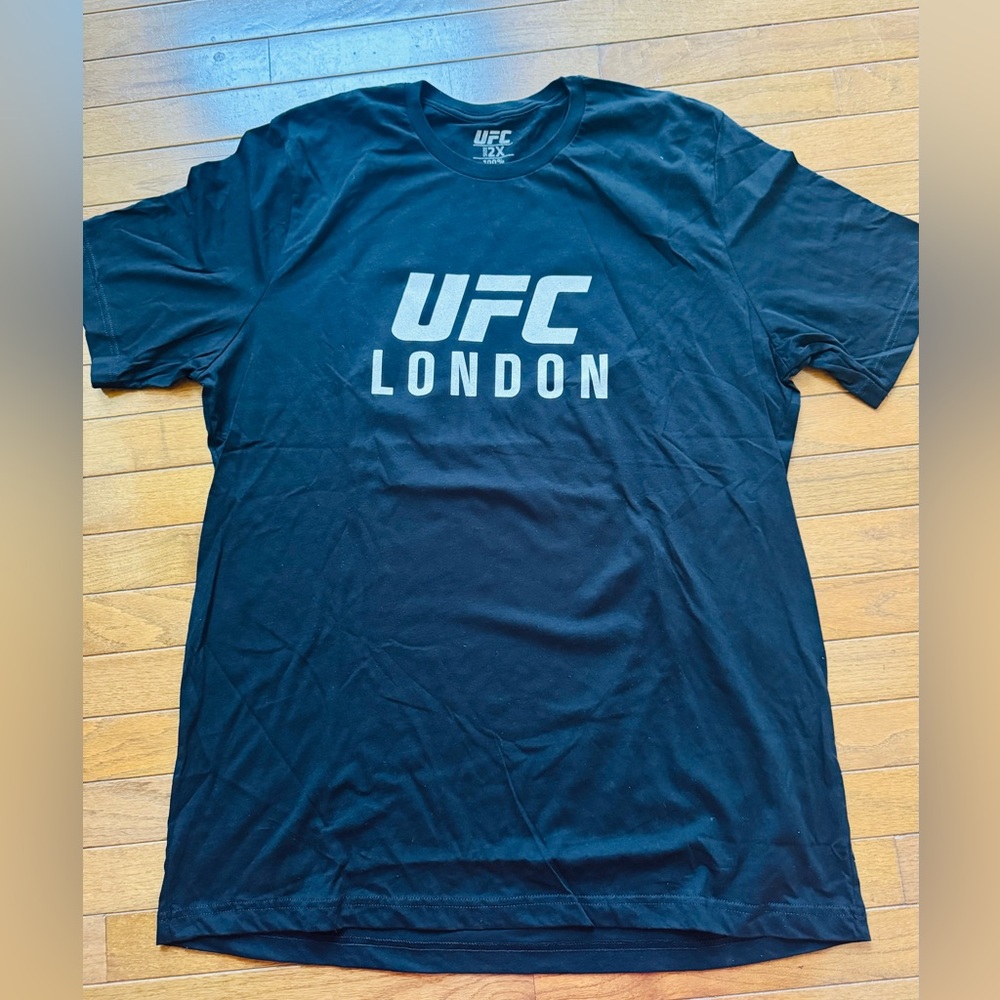 UFC Fight Night London Volkov vs. Aspinall Tee Black T-Shirt New